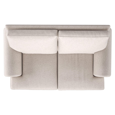 Foster Beige/Tan Fabric Loveseat - Ornate Home