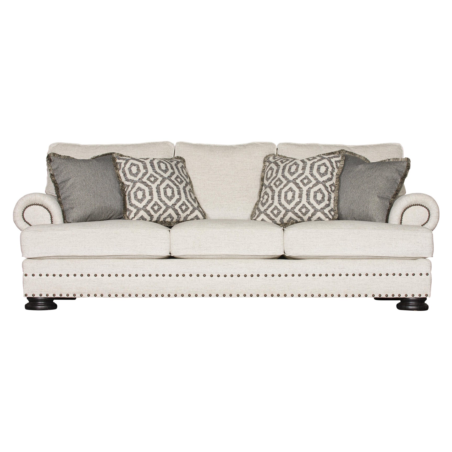 Foster Beige/Tan Fabric Sofa - Ornate Home