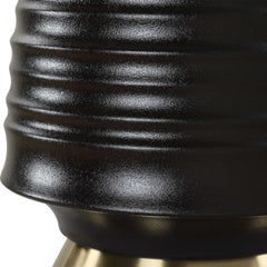 Foster Black Glaze Table Lamp - Ornate Home