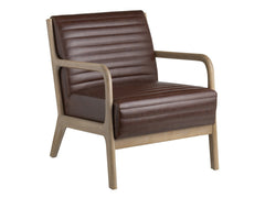 Foster Brown/Brown Accent Chair - Ornate Home