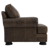 Foster Brown Leather Chair - Ornate Home