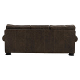 Foster Brown Leather Sofa - Ornate Home
