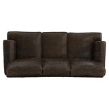Foster Brown Leather Sofa - Ornate Home
