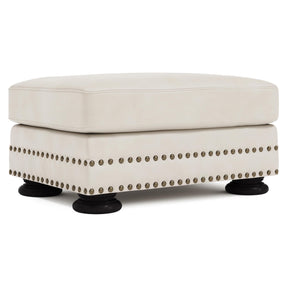 Foster Brown Ottoman - Ornate Home