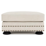 Foster Brown Ottoman - Ornate Home