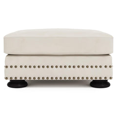 Foster Brown Ottoman - Ornate Home