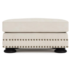 Foster Brown Ottoman - Ornate Home