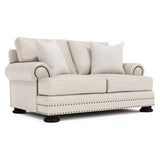 Foster Cream Loveseat - Ornate Home