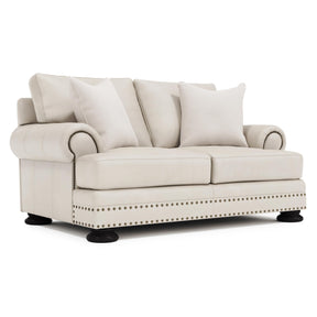 Foster Cream Loveseat - Ornate Home