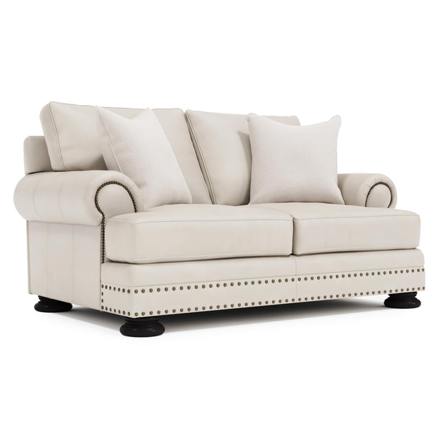 Foster Cream Loveseat - Ornate Home