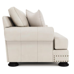 Foster Cream Loveseat - Ornate Home