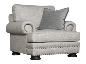Foster Grey Fabric Chair - Ornate Home