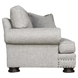 Foster Grey Fabric Chair - Ornate Home