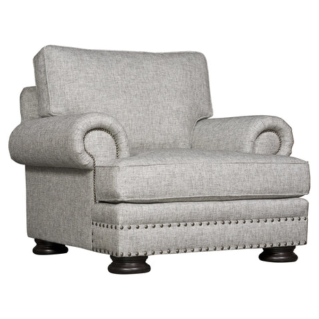 Foster Grey Fabric Chair - Ornate Home