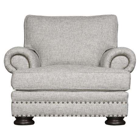 Foster Grey Fabric Chair - Ornate Home