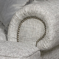 Foster Grey Fabric Chair - Ornate Home