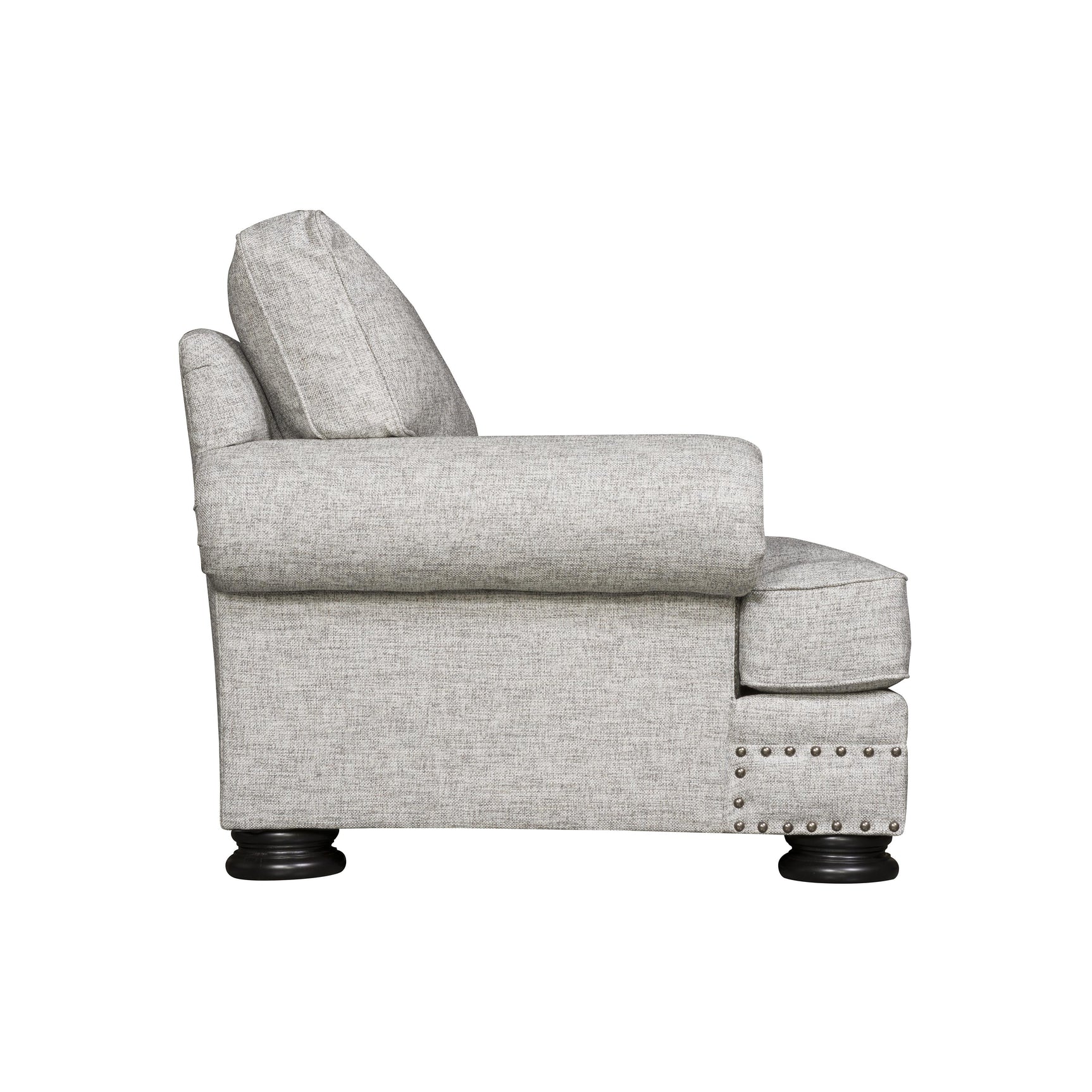 Foster Grey Fabric Loveseat - Ornate Home