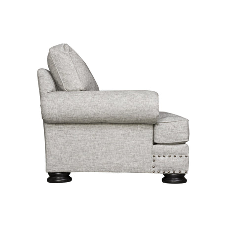 Foster Grey Fabric Loveseat - Ornate Home