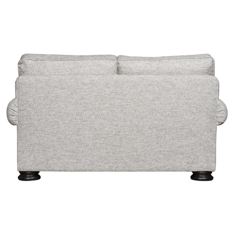 Foster Grey Fabric Loveseat - Ornate Home