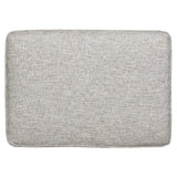 Foster Grey Fabric Ottoman - Ornate Home