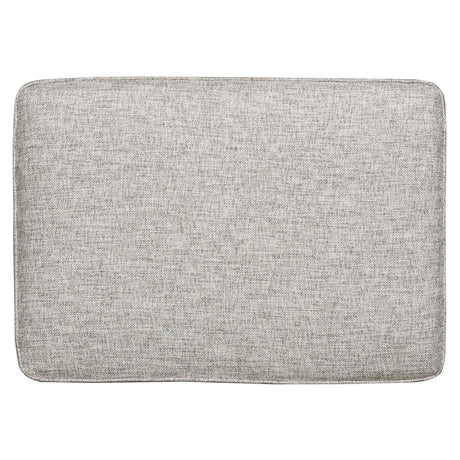 Foster Grey Fabric Ottoman - Ornate Home