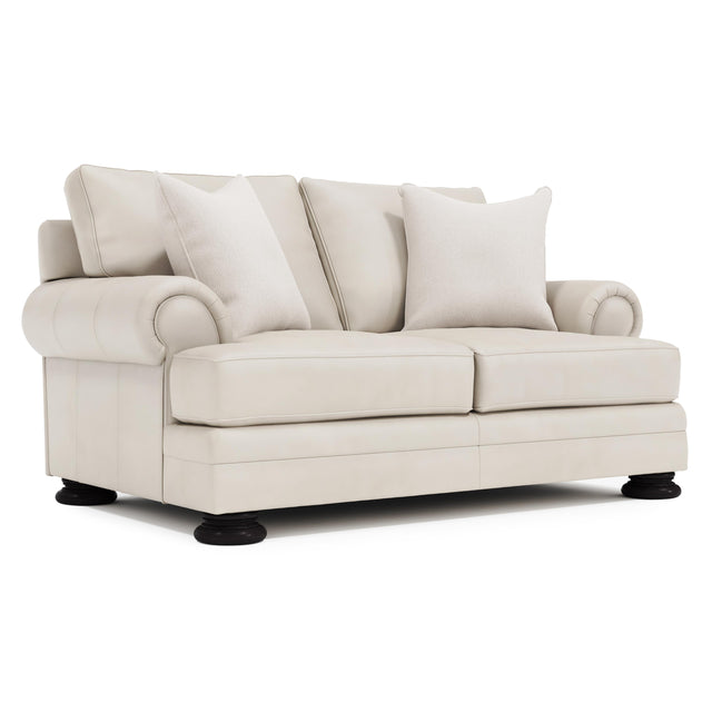Foster Ivory Loveseat Without Nails - Ornate Home