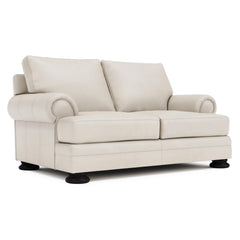 Foster Ivory Loveseat Without Pillows & Nails - Ornate Home