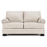 Foster Ivory Loveseat Without Pillows & Nails - Ornate Home