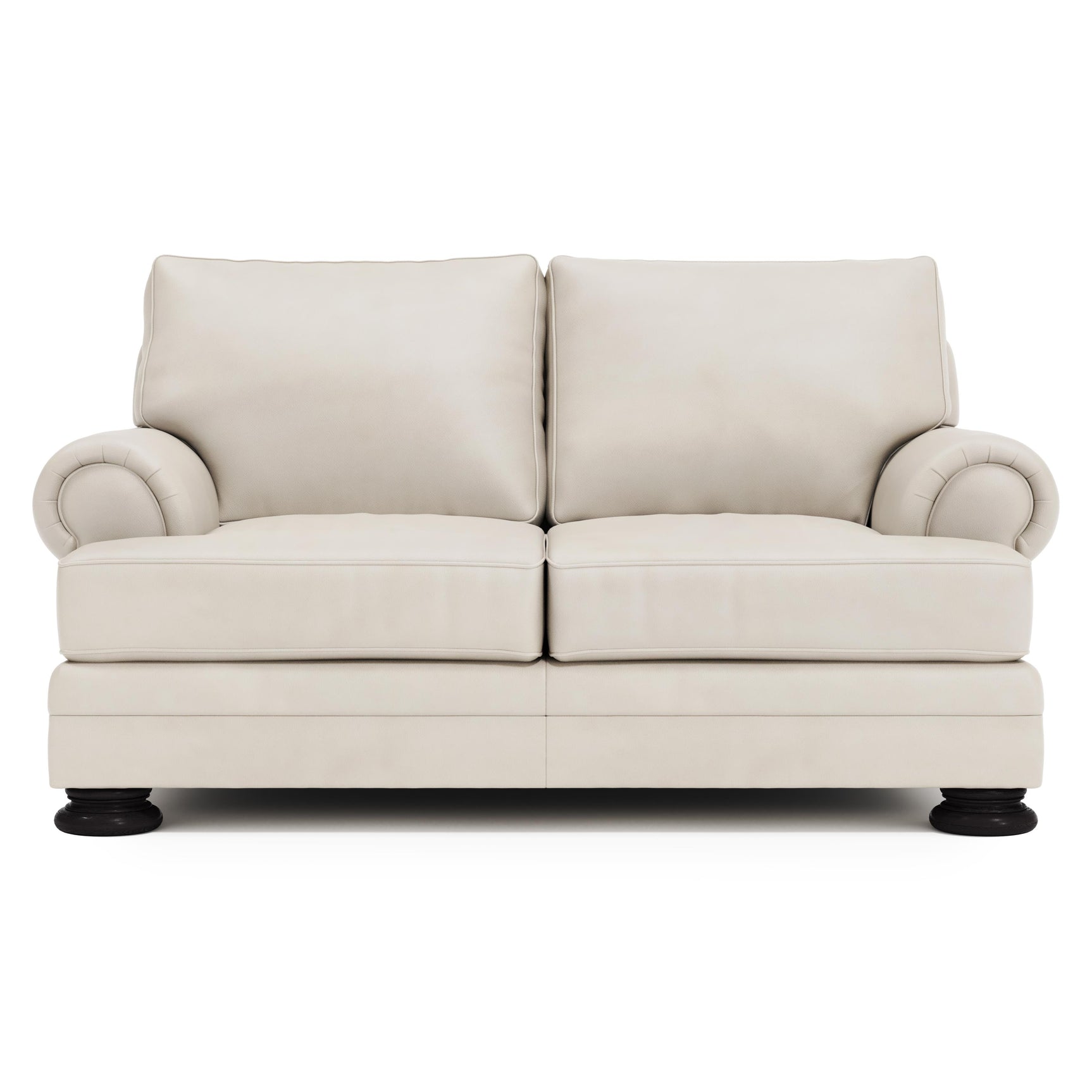 Foster Ivory Loveseat Without Pillows & Nails - Ornate Home