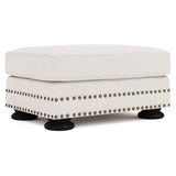 Foster Ivory Ottoman - Ornate Home