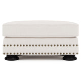 Foster Ivory Ottoman - Ornate Home