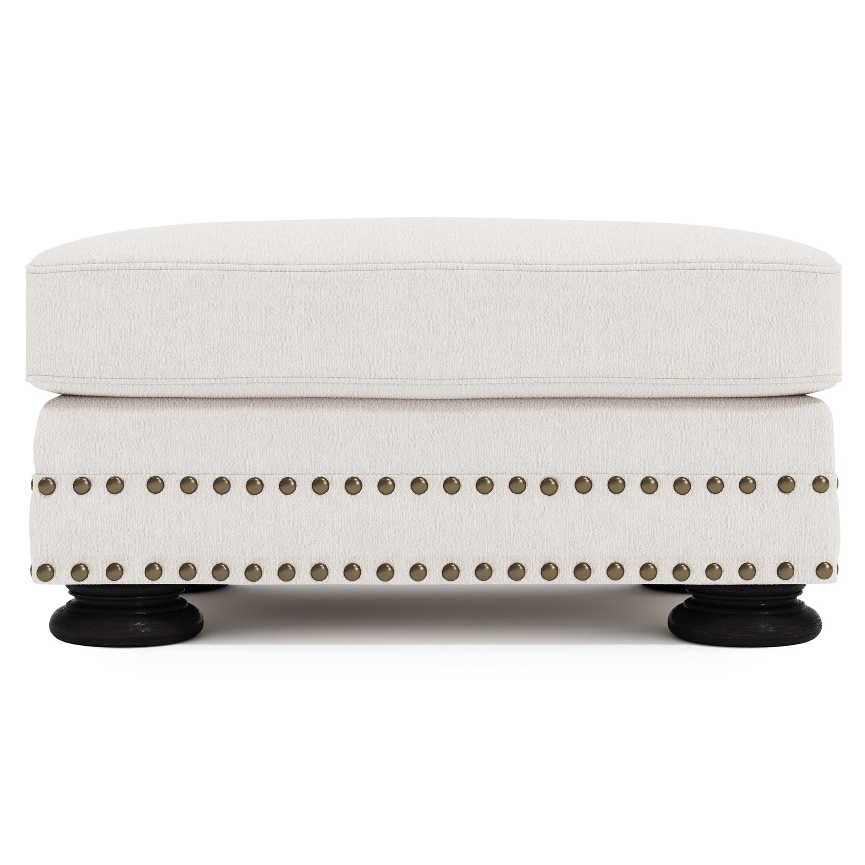 Foster Ivory Ottoman - Ornate Home