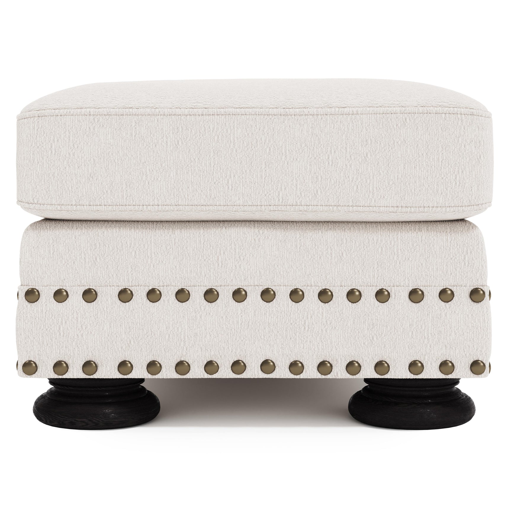 Foster Ivory Ottoman - Ornate Home