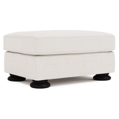 Foster Ivory Ottoman Without Nails - Ornate Home