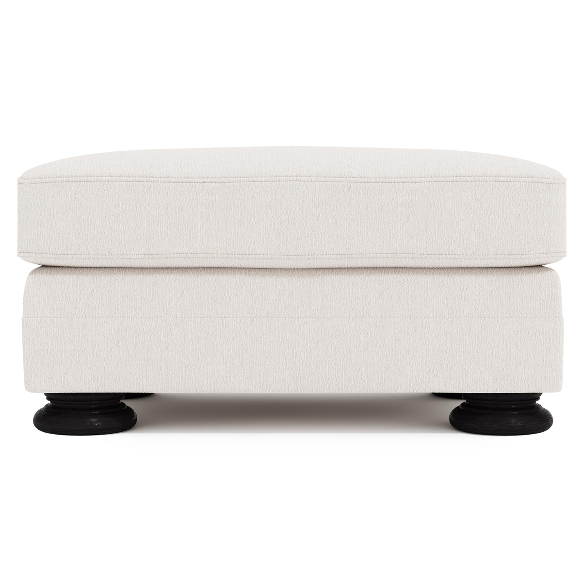 Foster Ivory Ottoman Without Nails - Ornate Home