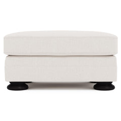 Foster Ivory Ottoman Without Nails - Ornate Home