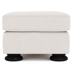 Foster Ivory Ottoman Without Nails - Ornate Home