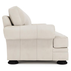 Foster Ivory Sofa Without Pillows & Nails - Ornate Home