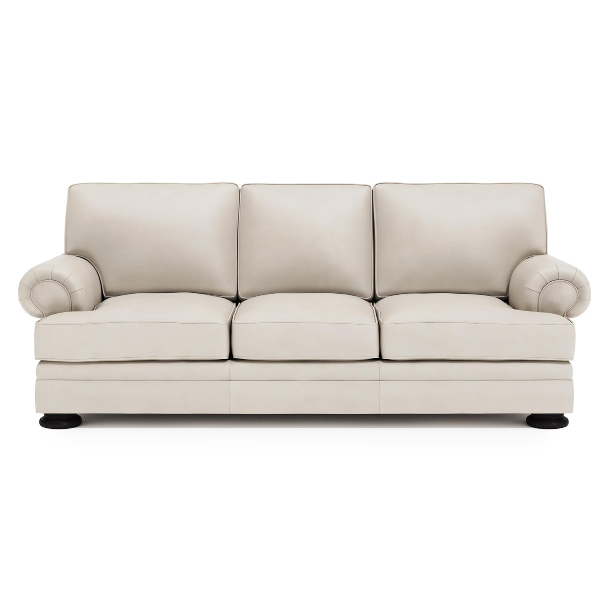 Foster Ivory Sofa Without Pillows & Nails - Ornate Home