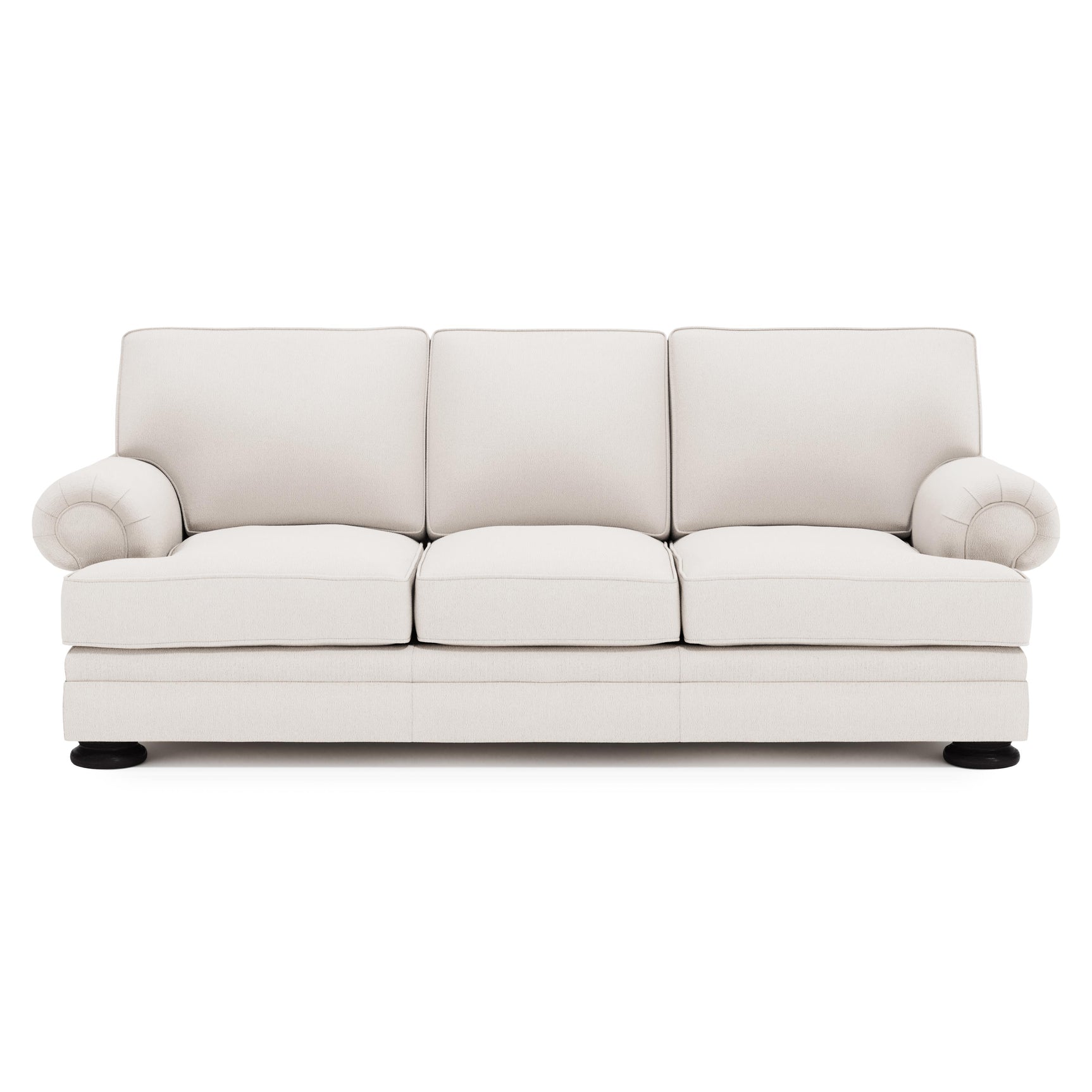 Foster Light Grey Sofa Without Pillows & Nails - Ornate Home