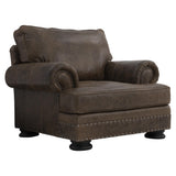 Foster Mocha Chair Without Pillows - Ornate Home
