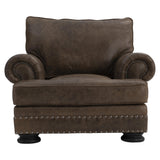 Foster Mocha Chair Without Pillows - Ornate Home