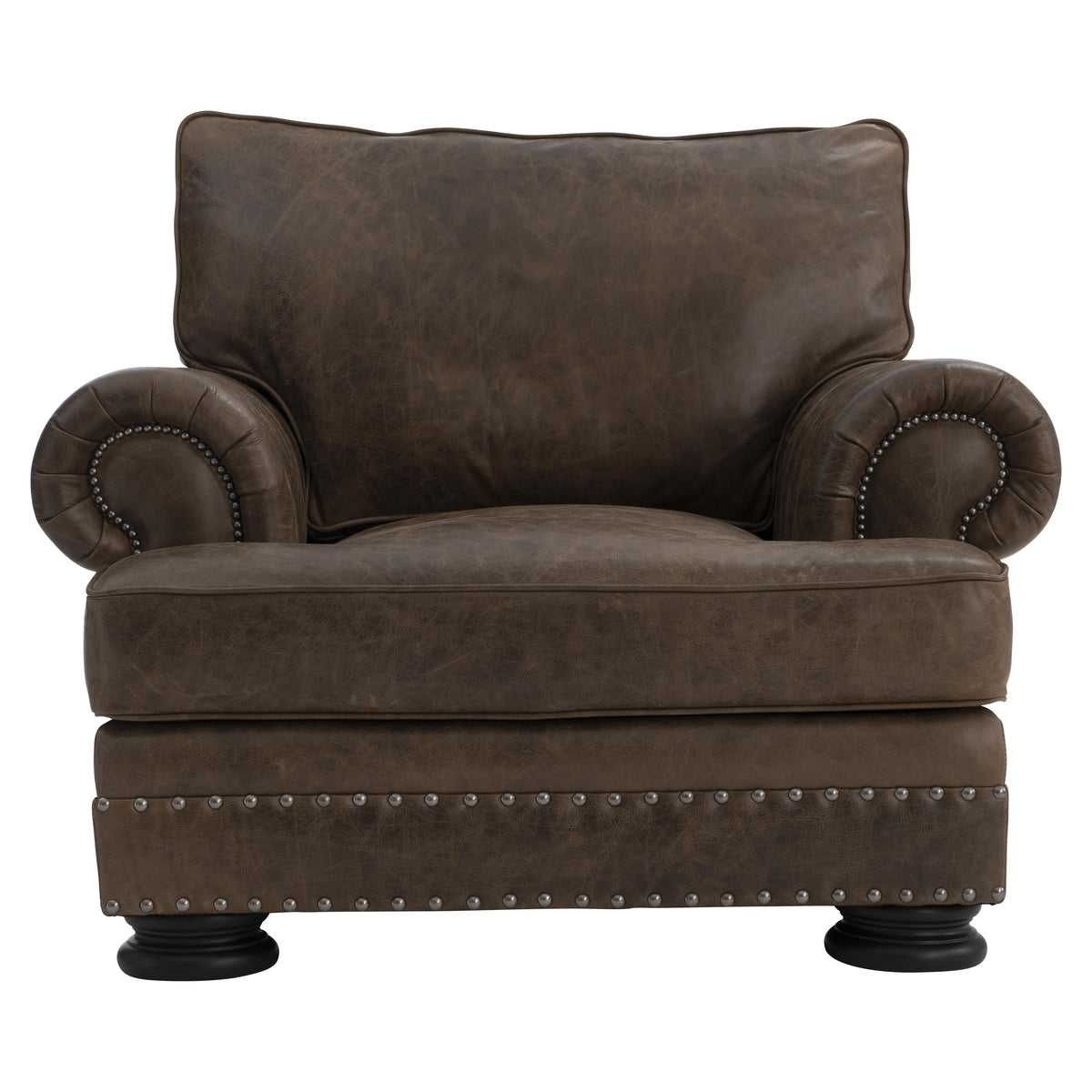 Foster Mocha Chair Without Pillows - Ornate Home