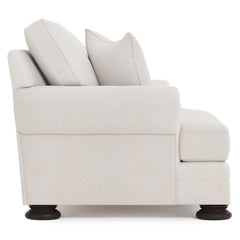 Foster Mocha Loveseat Without Nails - Ornate Home