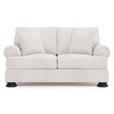 Foster Mocha Loveseat Without Nails - Ornate Home