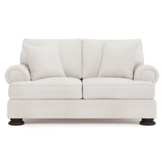 Foster Mocha Loveseat Without Nails - Ornate Home