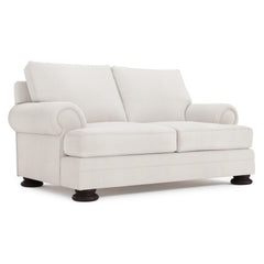 Foster Mocha Loveseat Without Pillows & Nails - Ornate Home