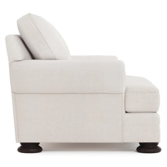 Foster Mocha Loveseat Without Pillows & Nails - Ornate Home