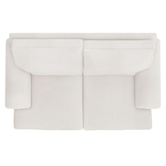 Foster Mocha Loveseat Without Pillows & Nails - Ornate Home