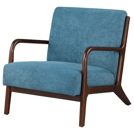 Foster Peacock Blue Accent Chair - Ornate Home